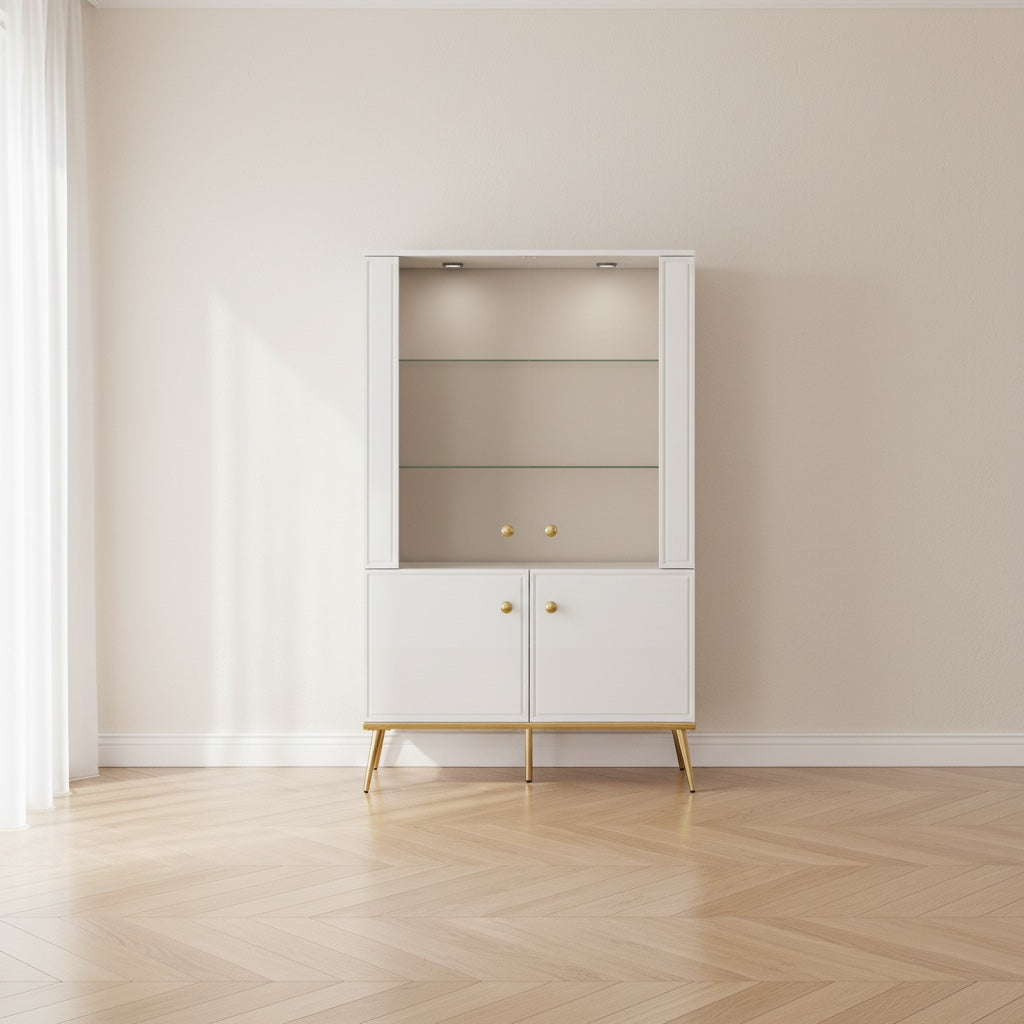 Zafira vitrin 92 széles white 2